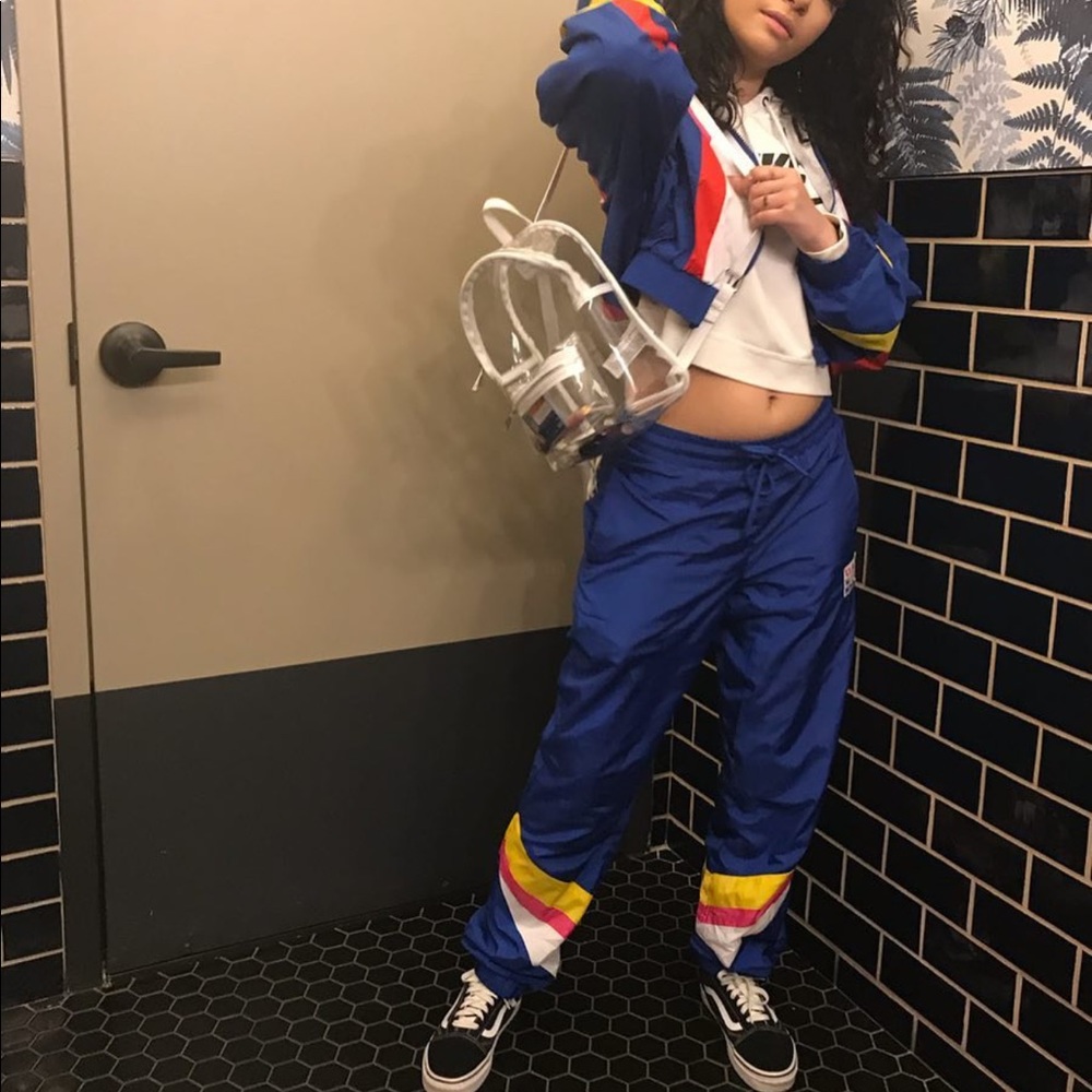 Matching sweat suit set